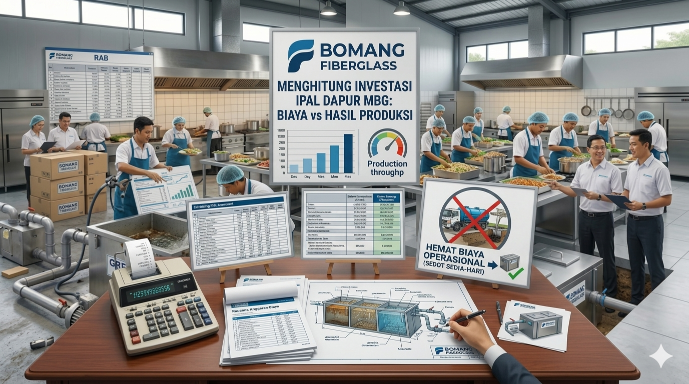 Strategi Hemat Bangun Satuan Pelayanan Gizi: Menghitung Investasi IPAL Dapur MBG 3.000 Porsi Agar Tidak Mubazir