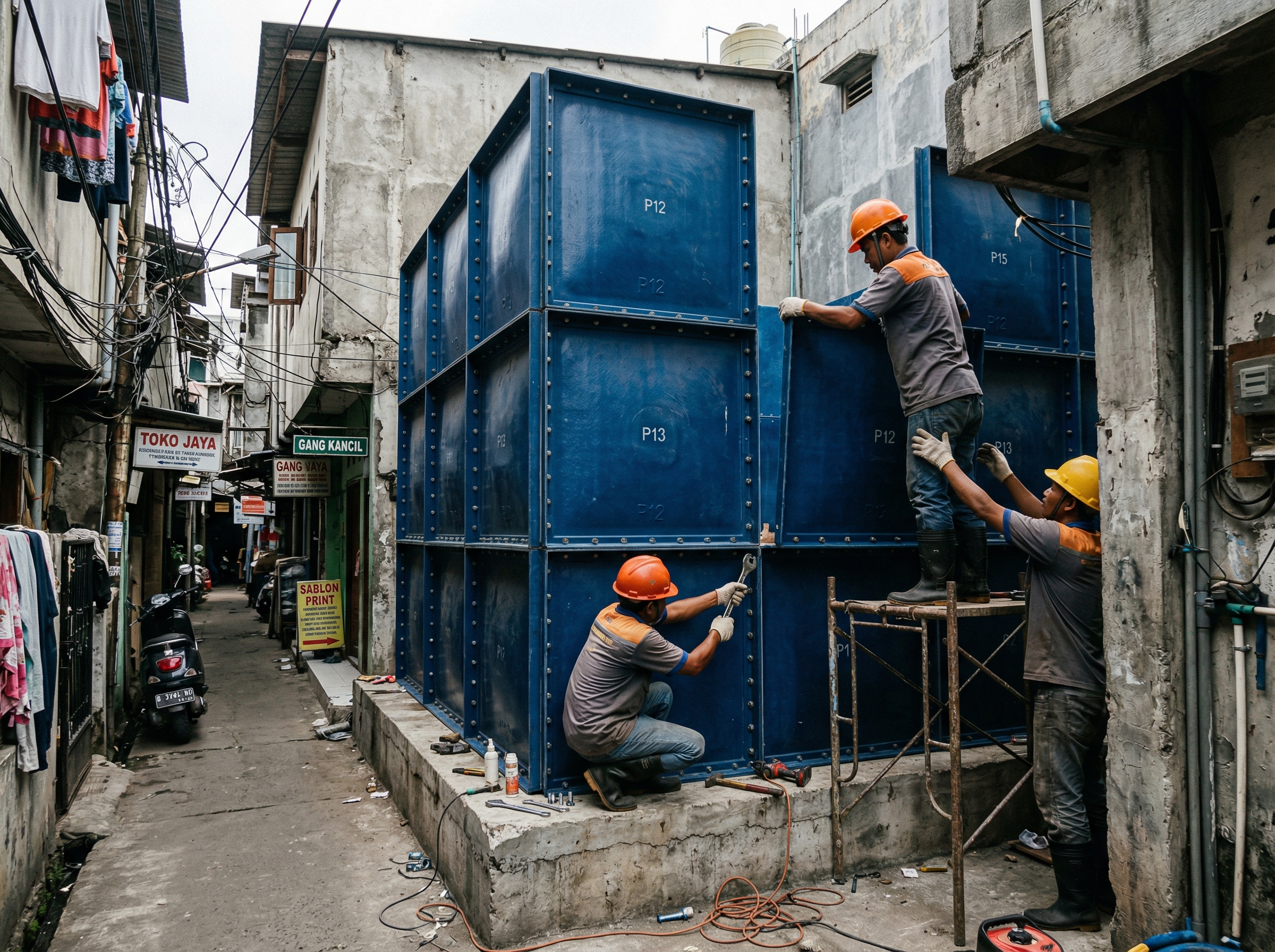 Tangki Panel Fiberglass: Solusi Penyimpanan Air yang Lebih Awet, Fleksibel, dan Minim Masalah